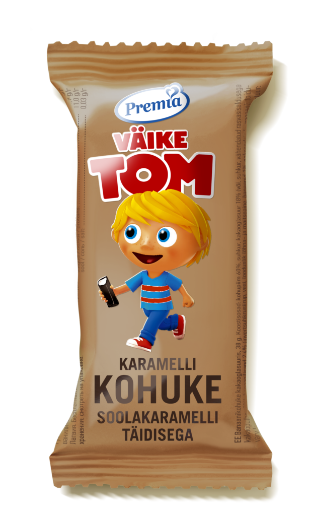 VÄIKE TOM CARAMEL CURD SNACK WITH SALTED CARAMEL FILLING - Premia